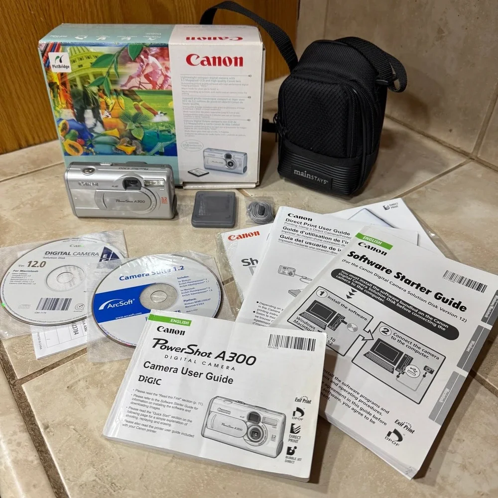 Canon PowerShot A300 Gray Digital Camera